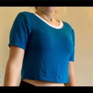 Cropped forever 21 shirt